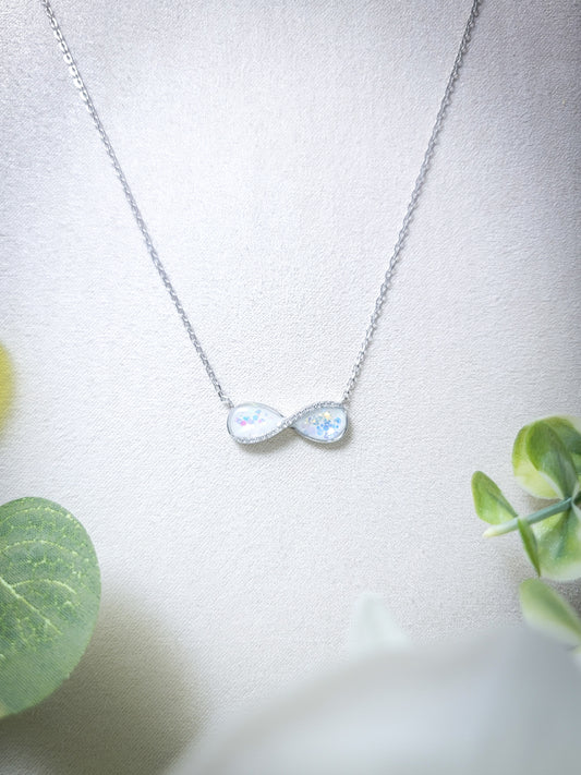 I Love You x Infinity | Breastmilk/Keepsake Necklace