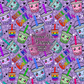 Suck My Boba Balls Hand Drawn Seamless Pattern