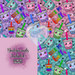 Suck My Boba Balls Hand Drawn Seamless Pattern