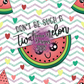 Twatermelon Hand Drawn Seamless Pattern