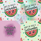 Twatermelon Hand Drawn Seamless Pattern