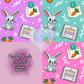Ventie Trach Bunny Hand Drawn Seamless Pattern