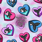 I Whaley Love You Hand Drawn Seamless Pattern