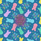 Chillin' with my Peeps Hand Drawn Seamless Pattern
