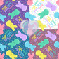 Eat Me Peeps Hand Drawn Seamless Pattern