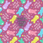 Shake Your Tail Fluff Hand Drawn Seamless Pattern