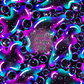 Colorful Dino Bubbles Hand Drawn Seamless Pattern