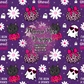 Spooky Ghoul Ghoul Hand Drawn Seamless Pattern