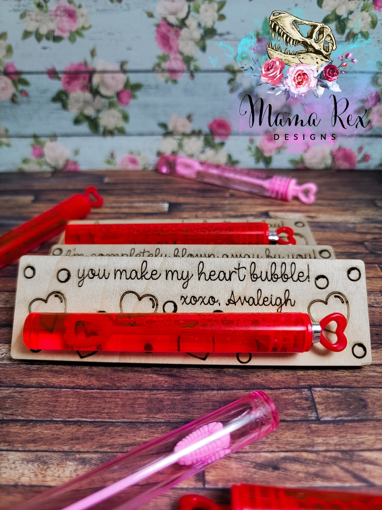 PERSONALIZED BUBBLE VALENTINE