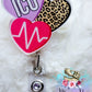 Heartbeat Conversation Heart RN LPN NP PCT ICU STUDENT NURSE