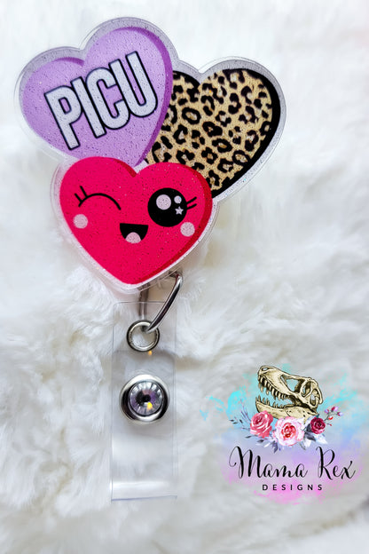 Cutie Face Conversation Heart PEDS PICU