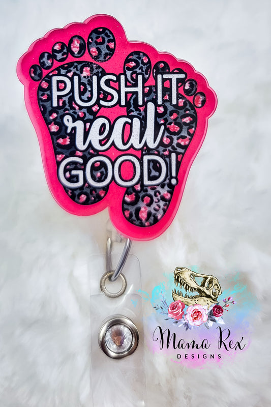 Push It Real Good Pink Leopard