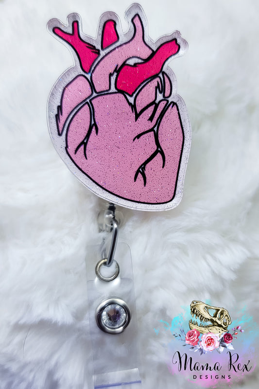 Pink Anatomical Heart