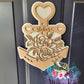 Floral Anchor Cruise Door Magnet